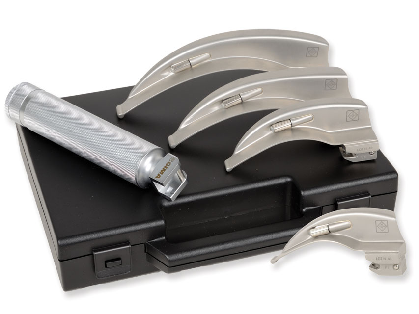 SET LARINGOSCOP ADULTI, 4 LAME, MODEL 34303